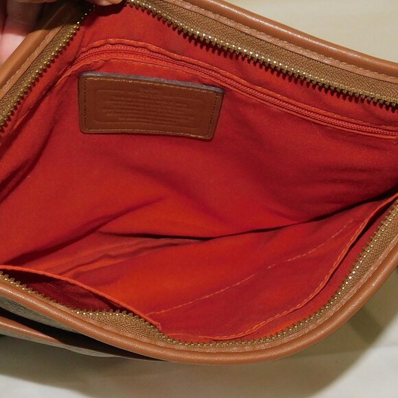 Coach Varsity Stripe Leather Crossbody Bag - Picture 6 of 15